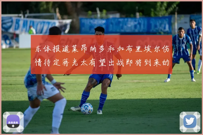 东体报道莱昂纳多和加布里埃尔伤情待定蒋光太有望出战即将到来的比赛